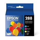 Genuine Epson 288 Ink Cartridge T288 Black Cyan Magenta Yellow 4 colors combo