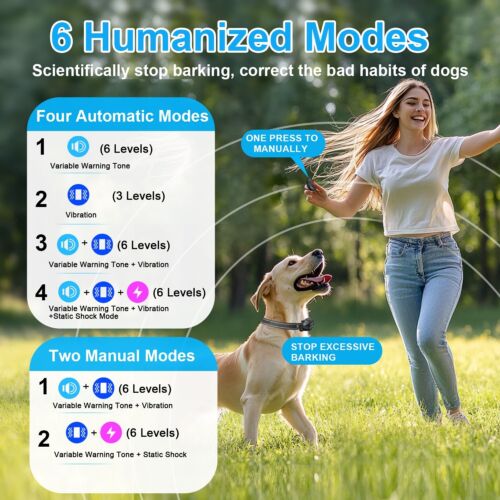 Anti Bell Halsband Hunde Erziehungshalsband Anti Bark Collar Gerät für Hunde - Bild 7 von 11