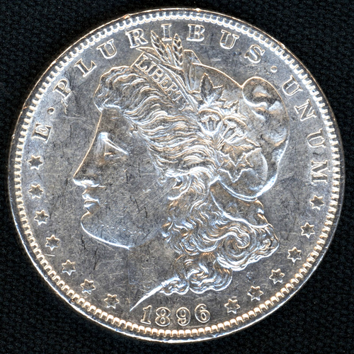 1896-P AU/BU Morgan Silver Dollar ~ Bright and Shiny ~ FREE SHIPPING ~ 1c START