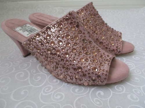 Rhinestone tamaño Boyce Joan 1 Gold Rose 9 W Nuevo zapatos Ope Toe Encruste 2 4wIrxw
