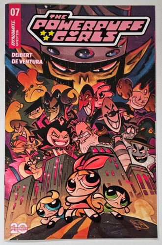 Powerpuff Girls # 7 ~ ALL VILLAINS Cover B Variant ~ Dynamite ~ 2024 NM - Picture 1 of 2