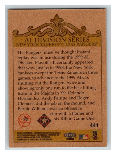 Bernie Williams Collection - Pick One - Fill Your Set - Yankees - Picture 44 of 74