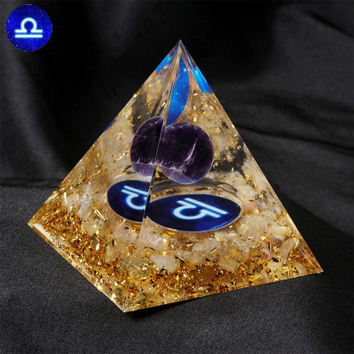 Pirámide Meditación Sanación Cristal Chakra Doce Constelaciones Decoración de Coche Regalo - Imagen 15 de 20
