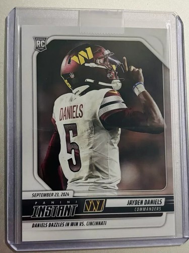 2024 Panini Instant NFL #54 Jayden Daniels Washington Commanders RC SP #/6199 - Bild 1 von 2