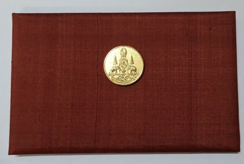 1996 THAILAND 500 Baht "COMMEMORATIVE" With Silk Folder - Polymer UNC {P-101} - Picture 3 of 6