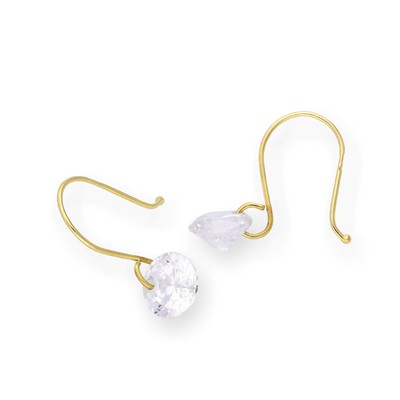 Real 375 9ct Gold /& Pearl Dangle Earrings Drop Fish Hooks Marine Ocean Sea
