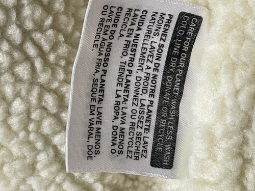Levi’s Sherpa Lined Corduroy Tan Trucker Jacket Mens M Beige Levi Strauss Coat - Picture 18 of 20