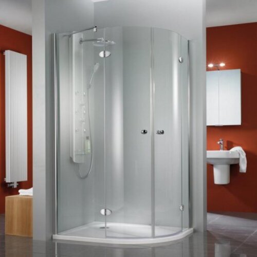 HSK Premium Classic Runddusche mit 2 Drehtüren, 4-teilig, Größe: 100 x 100 x 200 - Bild 1 von 3