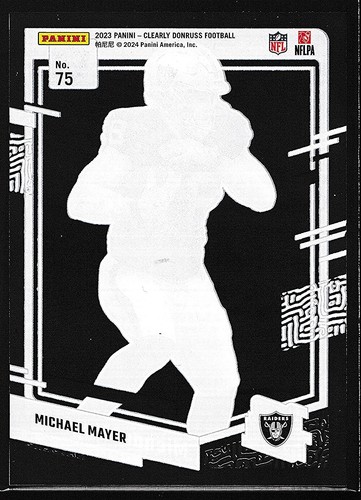 Oro novato Clearly Donruss 2023 con clasificación #75 Michael Mayer - Imagen 2 de 3
