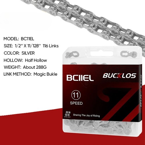 Bike Chain MTB Speed Bicycle Chain ELSL Mountain Road Current Cycling Bike Parts - Picture 39 of 48