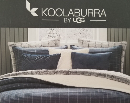 3 pc Koolaburra by UGG Sander Full / Queen Quilt & Shams Set NIP - Picture 2 of 10