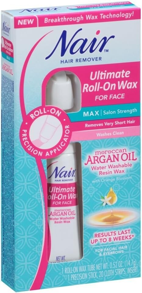 Nair Depilación Ultimate Roll-On Cera para Cara 15ml