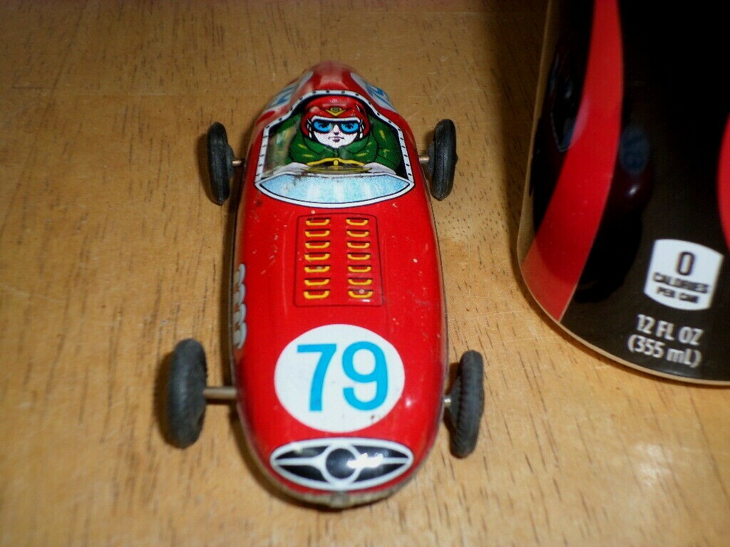 1960's yrs. JAPAN MADE ] [#79] Tin Metal Race Car Toy