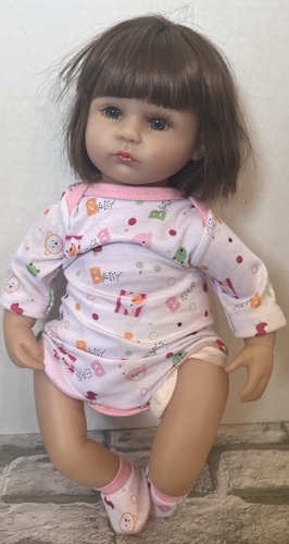 14 inches Baby Girl Doll blue eyes - Picture 10 of 14