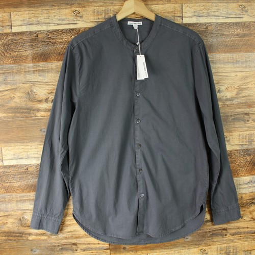 Camicia uomo James Perse Standard nuova con etichette $250 chiusura colletto a fascia taglia 1 elasticizzata - Foto 2 di 7