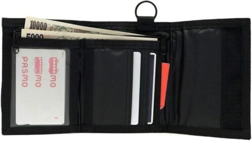 Bolso Porter Yoshida Tríptico Cartera Cápsula Negro 555-06439 N306 Envío Libre Nuevo FS JAPÓN - Imagen 2 de 3