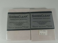 SwissClear Translucent Envelopes 3 x 5 2 packs White pH Neutral Chlorine Free