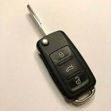 OEM Keyless Entry Remote Key Fob 4B Uncut Blade OEM Volkswagen NBG010206T