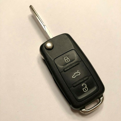 OEM Keyless Entry Remote Key Fob 4B Uncut Blade OEM Volkswagen NBG010206T - Picture 1 of 12