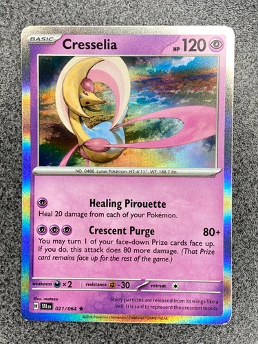 Cresselia 021/064 NM EN Pokemon TCG Shrouded Fable Rare Holo