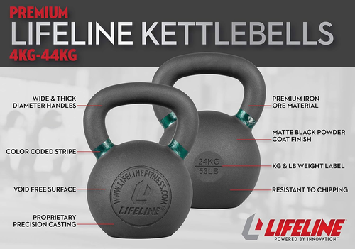 Kettlebell Peso per Allenamento della Forza di Tutto il Corpo con Kettlebell - Foto 4 di 9