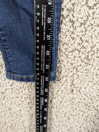 Hudson Girl’s Blue Jeans Denim Size 8 Flap Pockets Skinny - Picture 4 of 11