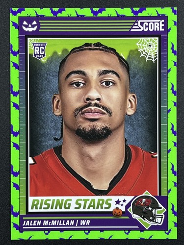 JALEN MCMILLAN RC 2024 Score-A-Treat #21 Rising Stars Bats Parallel Buccaneers - Picture 1 of 2