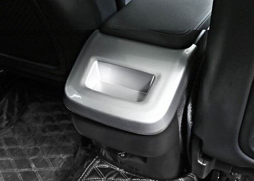 For Volvo XC60 18-2024 Matte Silver Rear AC Air Outlet Vent Storage Box Cover 1x - Picture 5 of 6