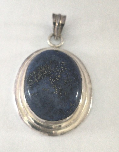 Vintage 925 Silber Lapislazuli Anhänger - Bild 4 von 7