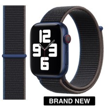 Genuine Apple Watch Sport Loop Band Strap CHARCOAL 49mm 46mm 45mm 44mm - New