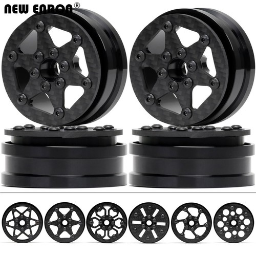 Alloy Carbon Fiber Beadlock Wheel Rim 1.9 inch for 1/10 Axial SCX10 VS4-10 TRX4 - Picture 7 of 82