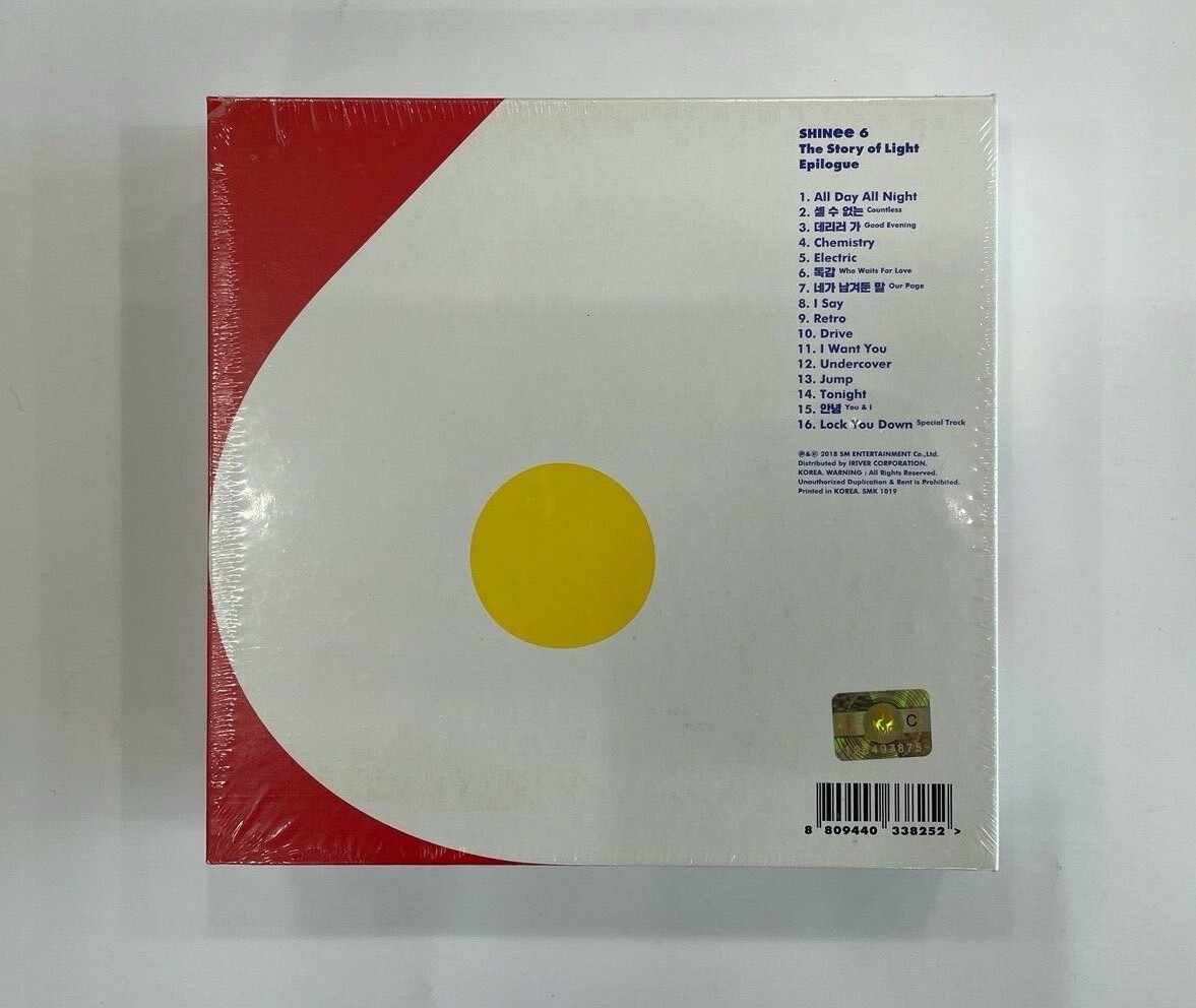 FACTORY SEALED] SHINEE [THE STORY OF LIGHT] EPILOGUE 6th Album+