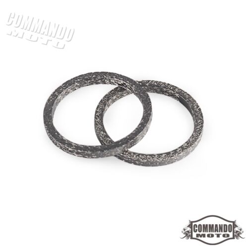 Exhaust Gaskets For Harley Sportster 883 1200 Softail Touring Dyna Road King - Picture 2 of 5