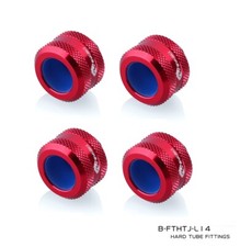 4-Pack G1/4" 14mm Compression Fitting B-FTHTJ-L14 Anti Release Anti-Slip Red