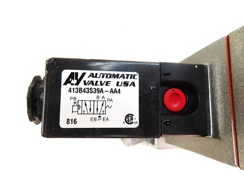 Automatic Valve 413B43S39A-AA4 Pneumatic Solenoid Valve MFGD 120VAC NEW - Picture 2 of 9