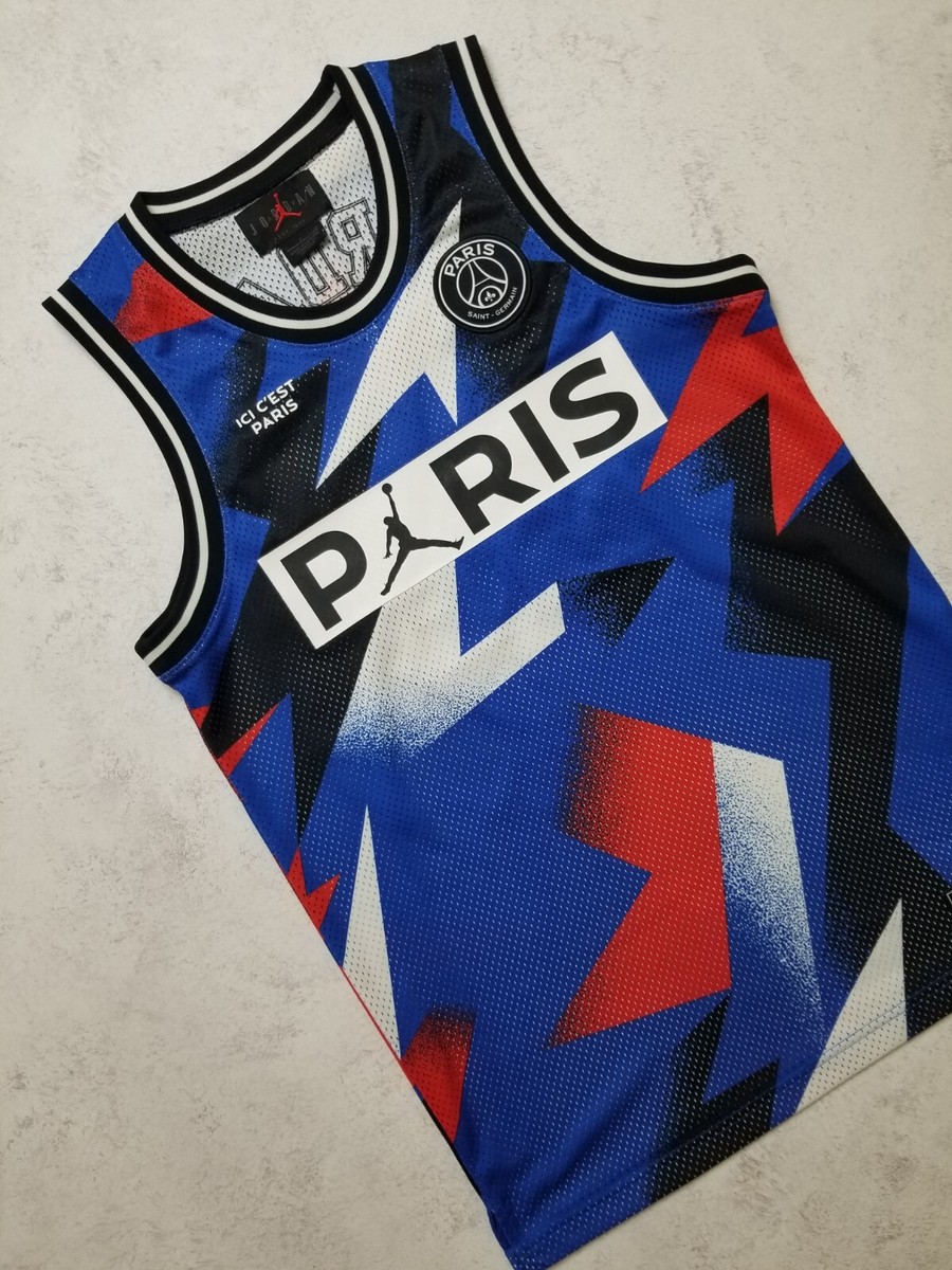 NIKE AIR JORDAN PARIS SAINT GERMAIN PSG BASKETBALL JERSEY 23