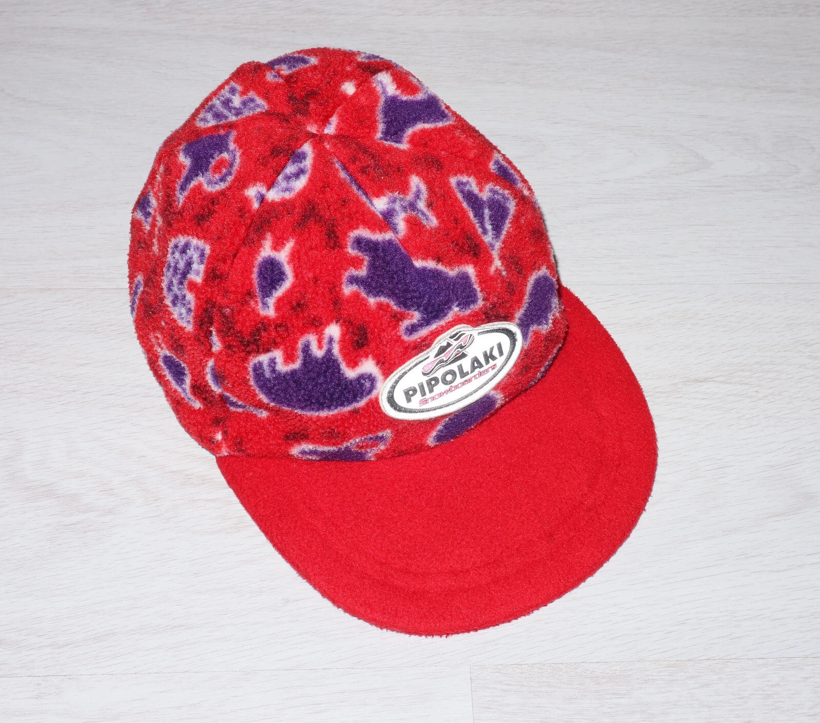 PIPOLAKI Mens RARE Vintage Polartec Fleece Hat Cap One Size Fit All