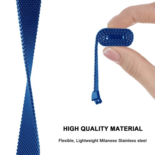 Correa de muñeca de liberación rápida Milanese para Fitbit Inspire HR/Inspire 2/Ace 3 - Imagen 40 de 57