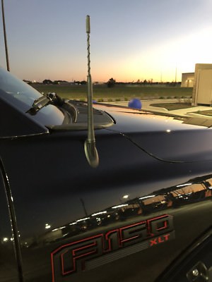 Black Billet Antenna 4/" Inch 2011 thru 2014 Ford Explorer AM FM Car Radio