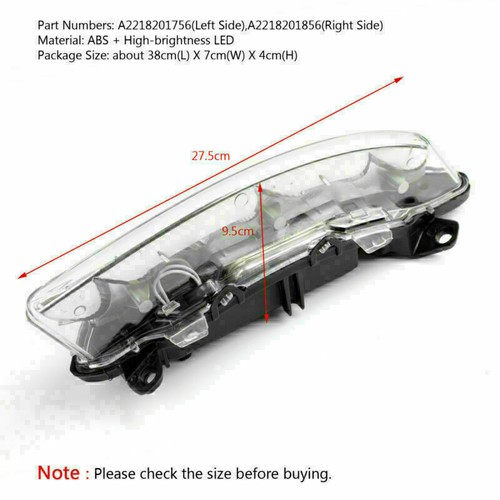 Left Side Daytime Running LED Light for Benz C250 CL550 CL550 S350 R350 W221 CT - Picture 2 of 6
