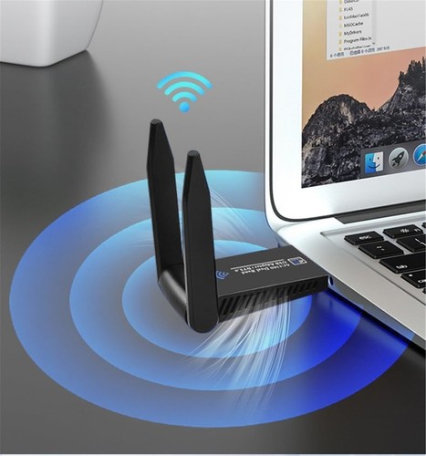 WLAN Stick USB 3.0 Adapter WiFi 6 AC 1800Mbps Bluetooth Dongle Dual Band 5GHz PC - Bild 29 von 59