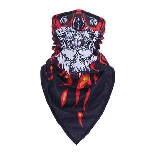 Summer UV Protection Scarf Ghost Skull Face Mask Outdoor Bandana for Men Women - Picture 7 of 28
