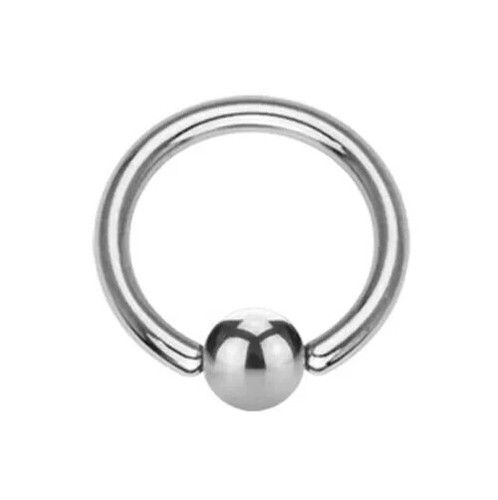 1pc Surgical Steel Captive Ball Closure Ring Nose Septum Hoop Earring 20G-10G - Picture 58 of 75