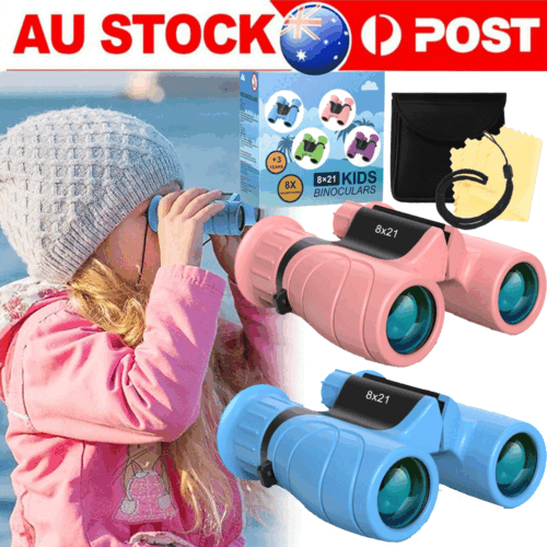 Kids Binoculars 8X21 Adjustable Lightweight Toy Gift for Bird Watching Outdoor - Picture 1 of 12