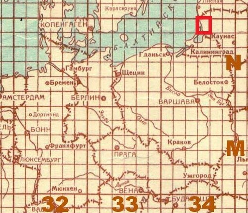 Russian Soviet Military Topographic Map – KLAIPEDA (Lithuania), 1:200K, ed.1980 - Picture 5 of 5
