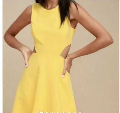lulus yellow dress