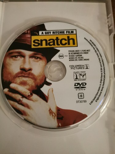 Snatch Brad PITT Jason Statham. Guy Ritchie Film DVD region 4 free postage - Picture 3 of 3