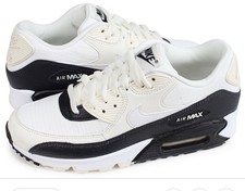 Nike Air Max 90 Womens 325213 138 Pale Ivory White Black Nike Air Max 90 Womens 325213 138 Pale Ivory White Black