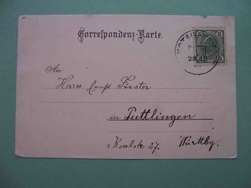 Deutschland, Tschechien 1906 Grüße aus Sebastiansberg. Multiview alte Postkarte - Bild 2 von 2