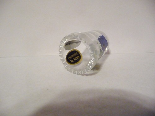 THIMBLE DIPINTO A MANO CRISTALLO ULLMANNGLASS MORNING GLORY - Foto 5 di 6
